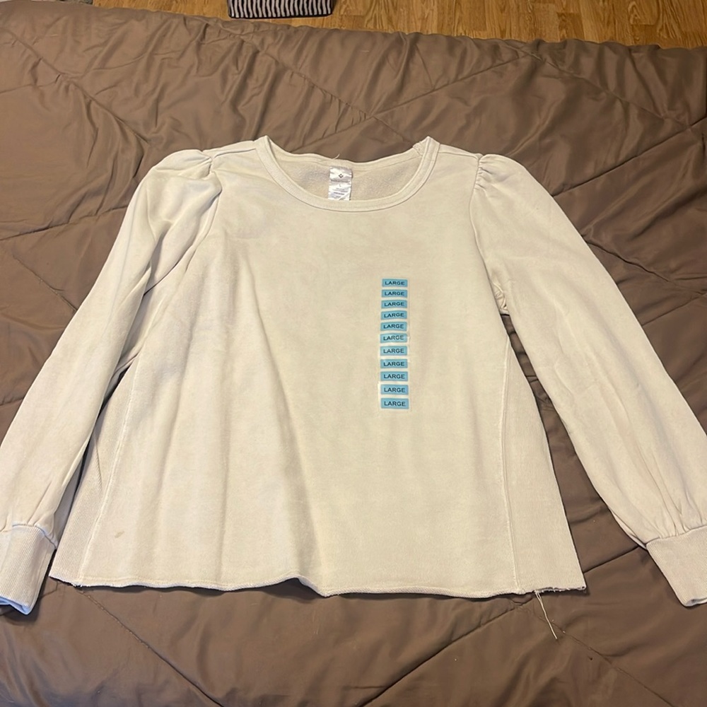 Member’s Mark (Sam’s Club)  fashion sleeve sweatshirt